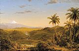 Frederic Edwin Church View of Cotopaxi painting